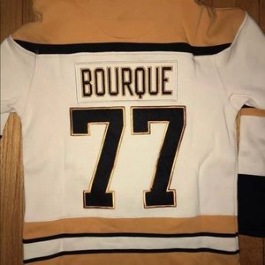 Boston Bruins Ray Bourque Throwback Jersey w/ hood